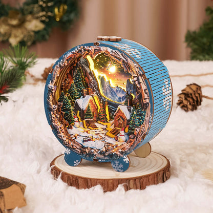 3D Wooden Puzzle Night Light, DIY kits for adults