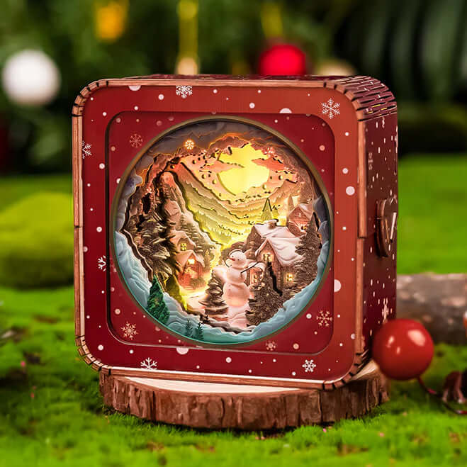 3D Wooden Puzzle Night Light, DIY kits for adults