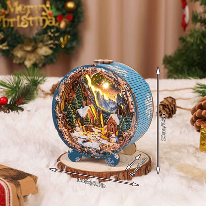3D Wooden Puzzle Night Light, DIY kits for adults