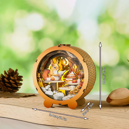 3D Wooden Puzzle Night Light, DIY kits for adults