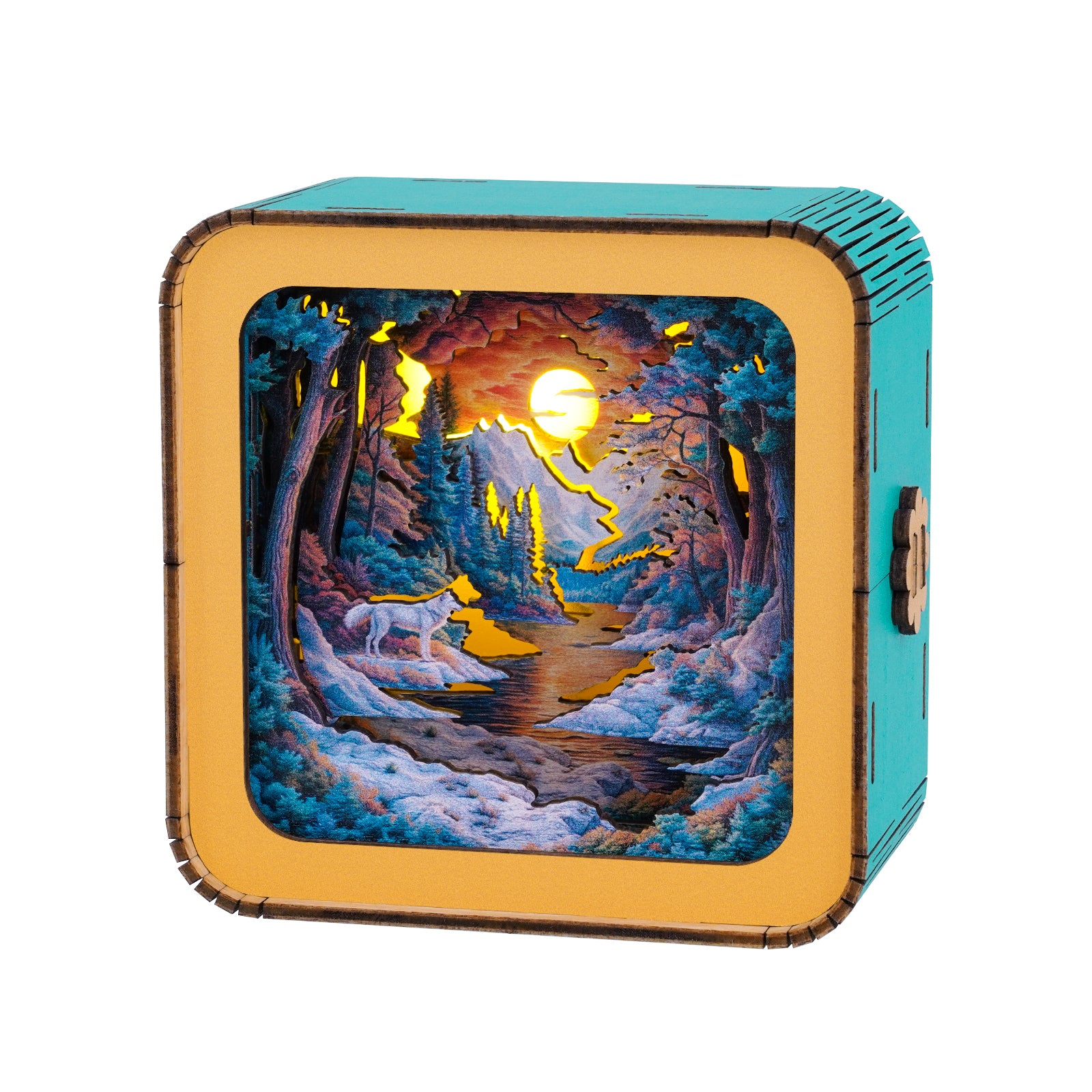 3D Wooden Puzzle Night Light, DIY kits for adults