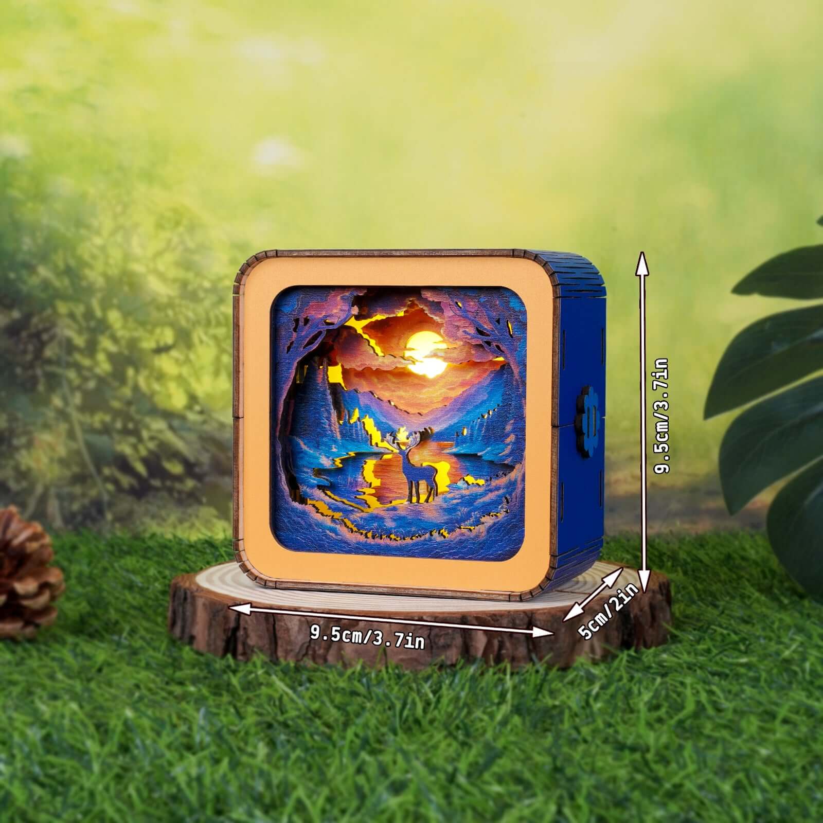 3D Wooden Puzzle Night Light, DIY kits for adults