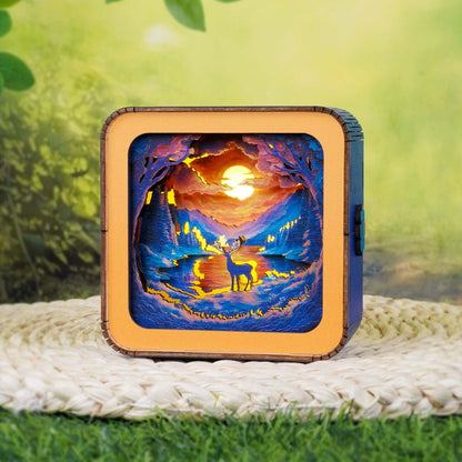 3D Wooden Puzzle Night Light, DIY kits for adults
