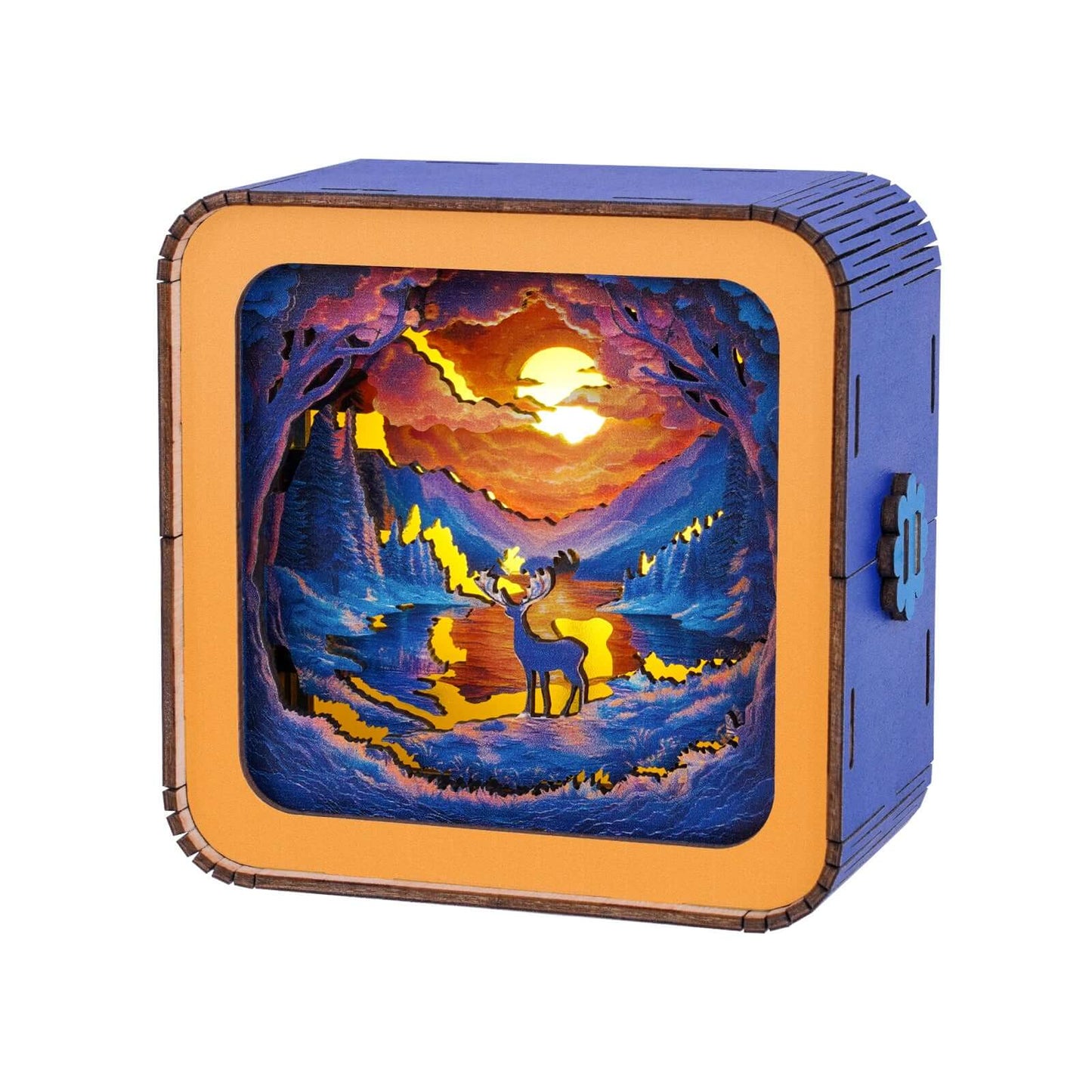 3D Wooden Puzzle Night Light, DIY kits for adults