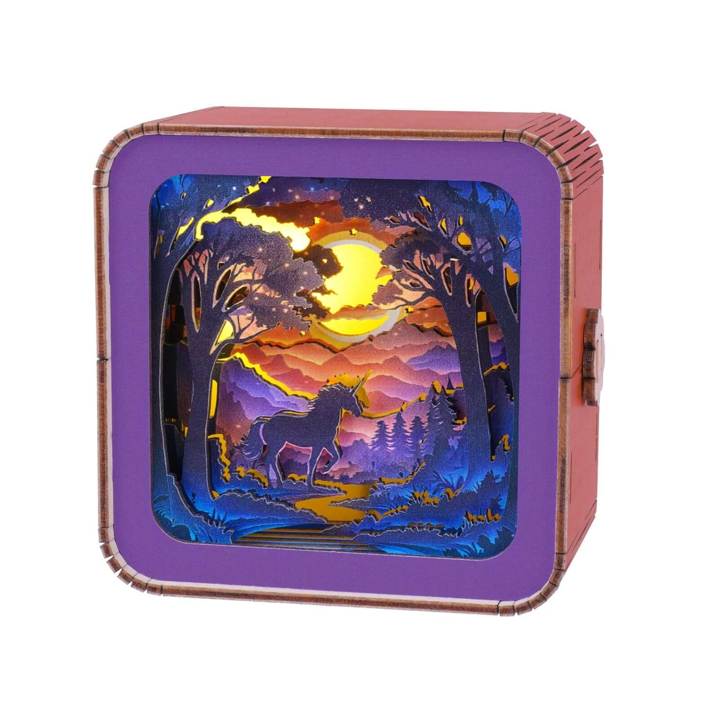 3D Wooden Puzzle Night Light, DIY kits for adults