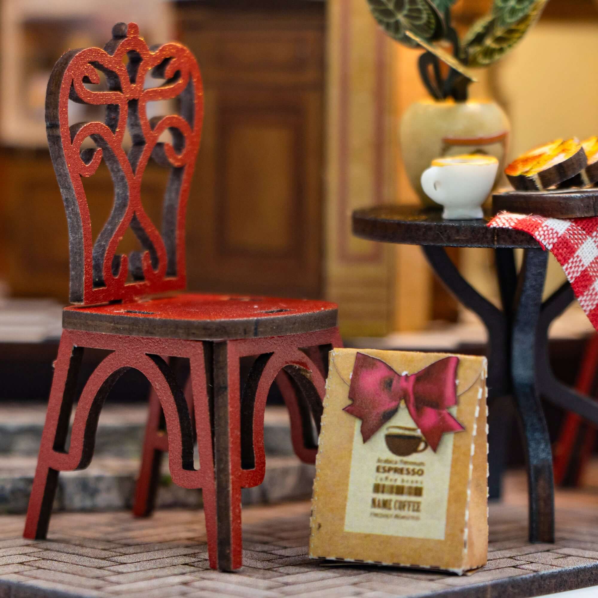 DIY miniature house kit, dollhouse kit for adults