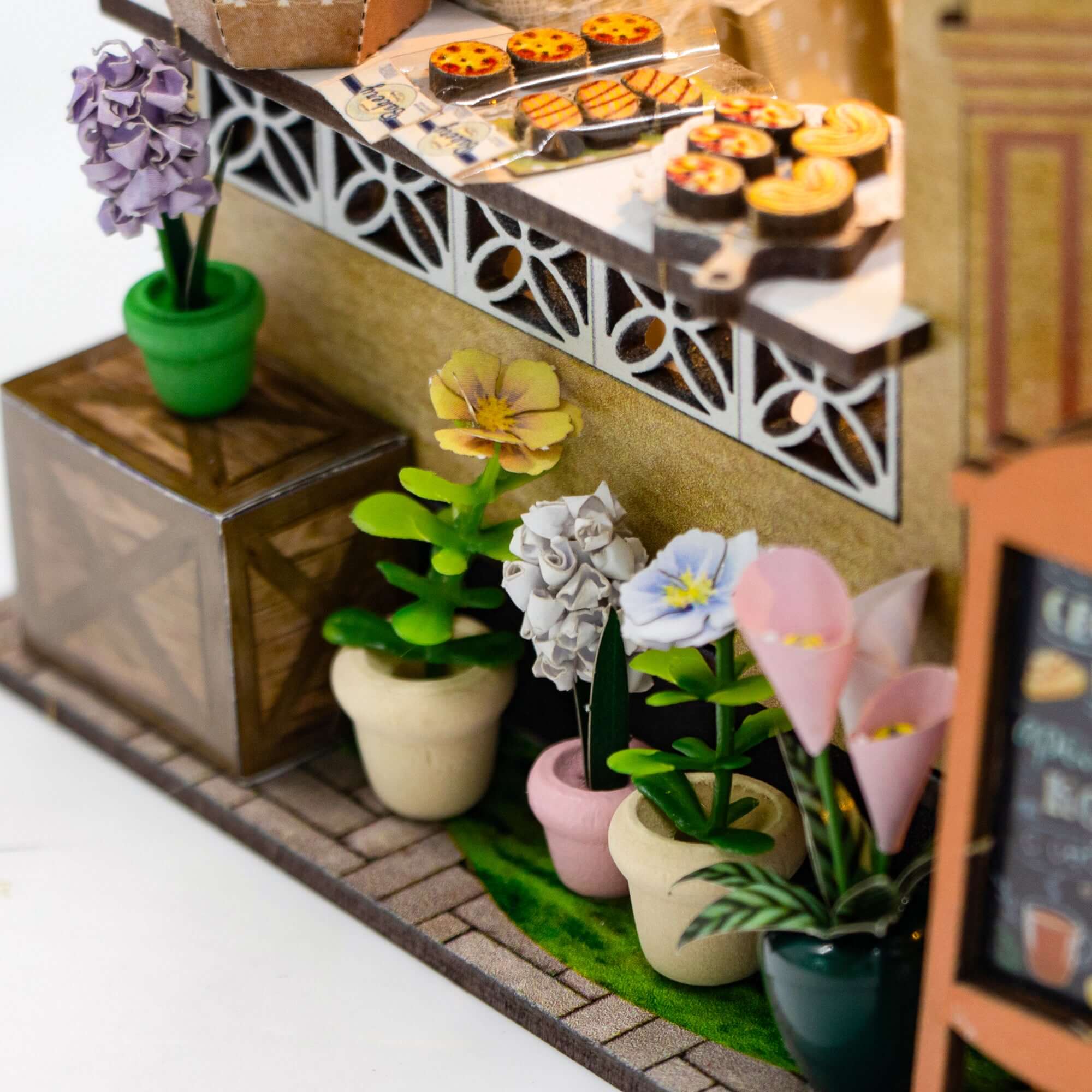 DIY miniature house kit, dollhouse kit for adults