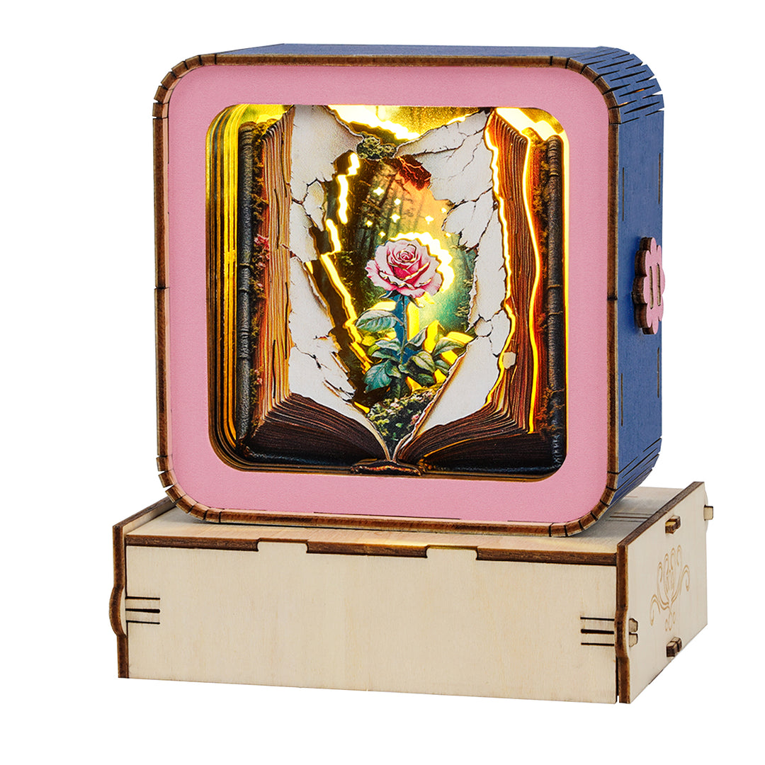 Blooming Story - 3D Wooden Puzzle Night Light Kit