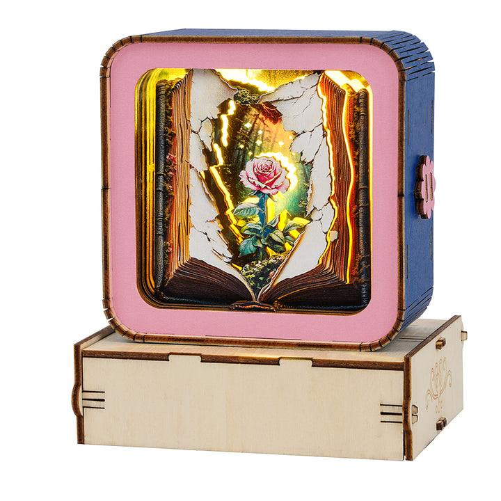 Blooming Story - 3D Wooden Puzzle Night Light Kit