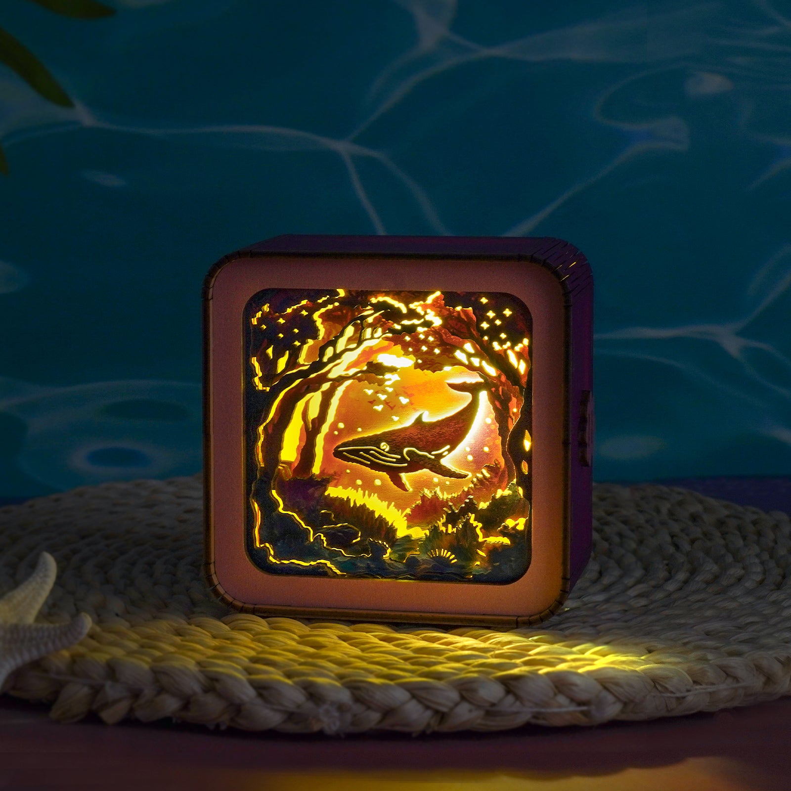 3D Wooden Puzzle Night Light, DIY kits for adults
