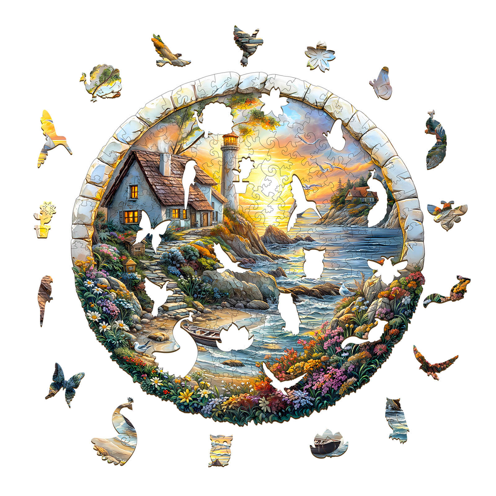 CUTYWOOD |3D Sea island Wooden Puzzle