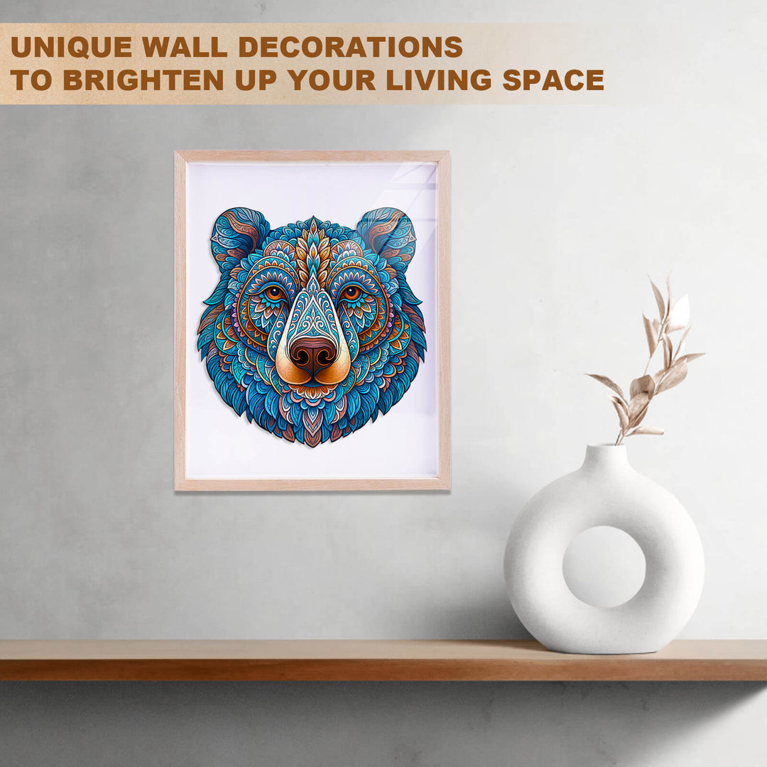 Colorful bear Wooden Jigsaw Puzzle