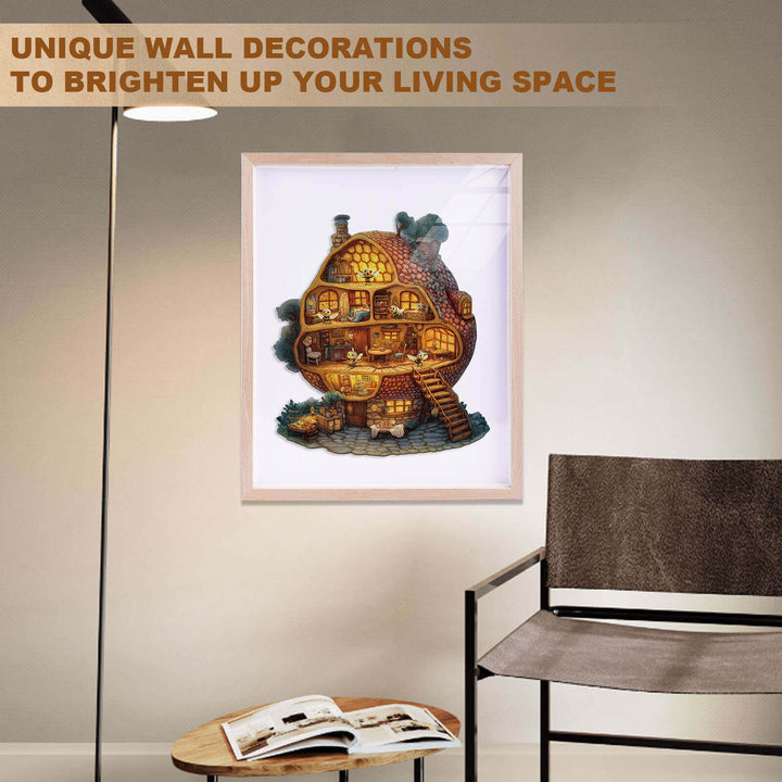 Bee Hut Wooden Jigsaw Puzzle