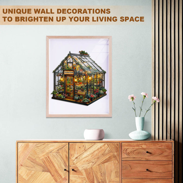 Grandma's Garden Wooden Jigsaw Puzzle