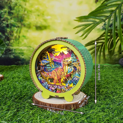 3D Wooden Puzzle Night Light, DIY kits for adults