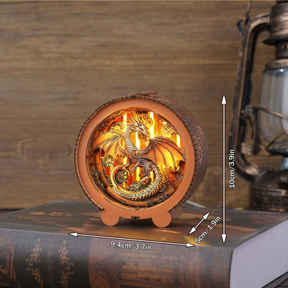 3D Wooden Puzzle Night Light, DIY kits for adults