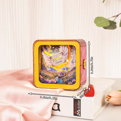 3D Wooden Puzzle Night Light, DIY kits for adults
