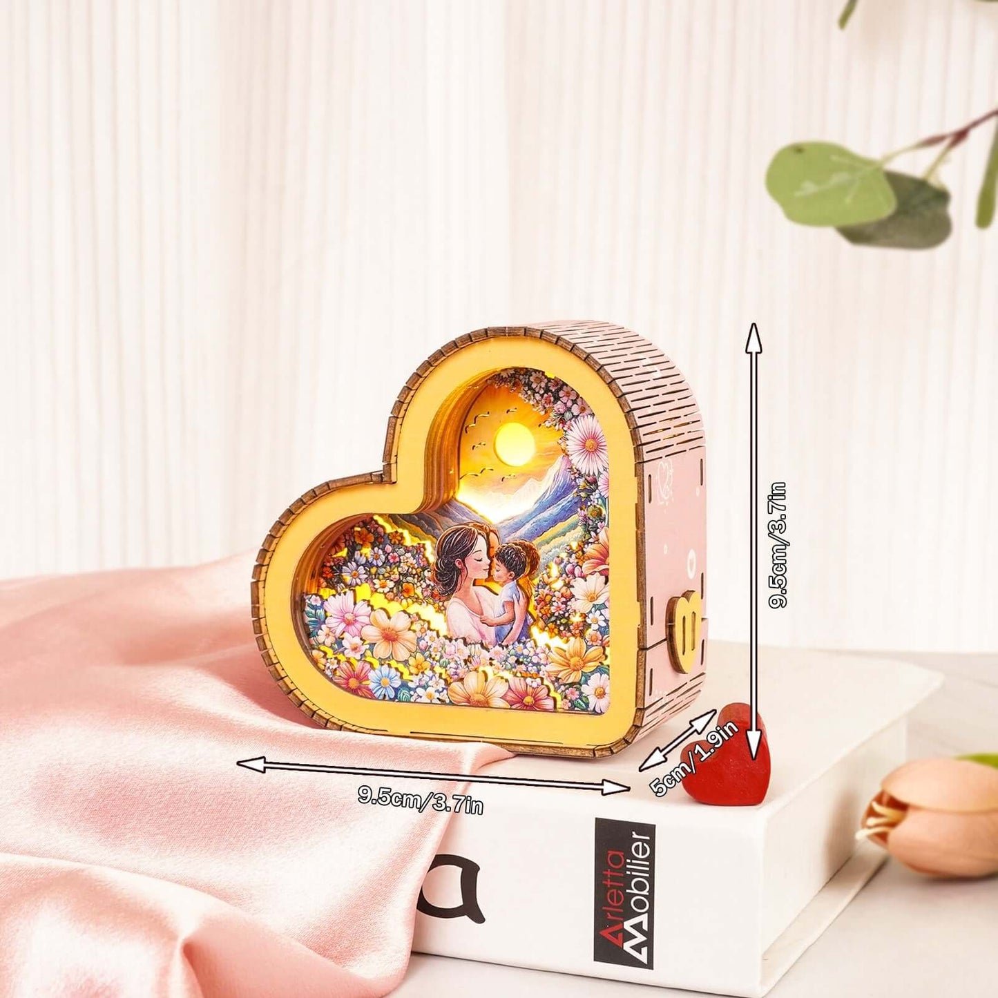 3D Wooden Puzzle Night Light, DIY kits for adults
