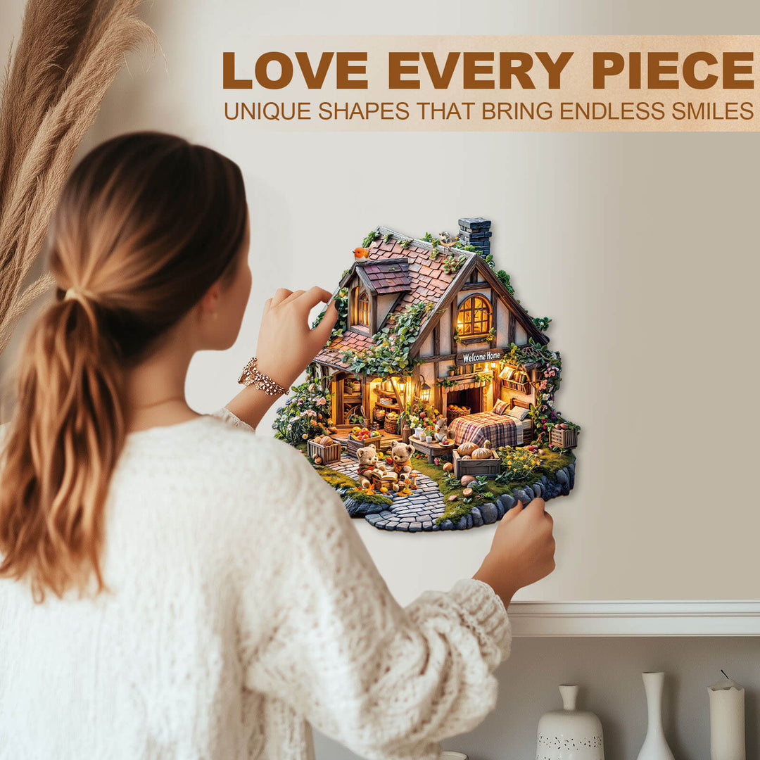 Bear's house Wooden Jigsaw Puzzle