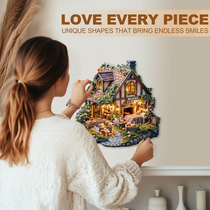 Bear's house Wooden Jigsaw Puzzle