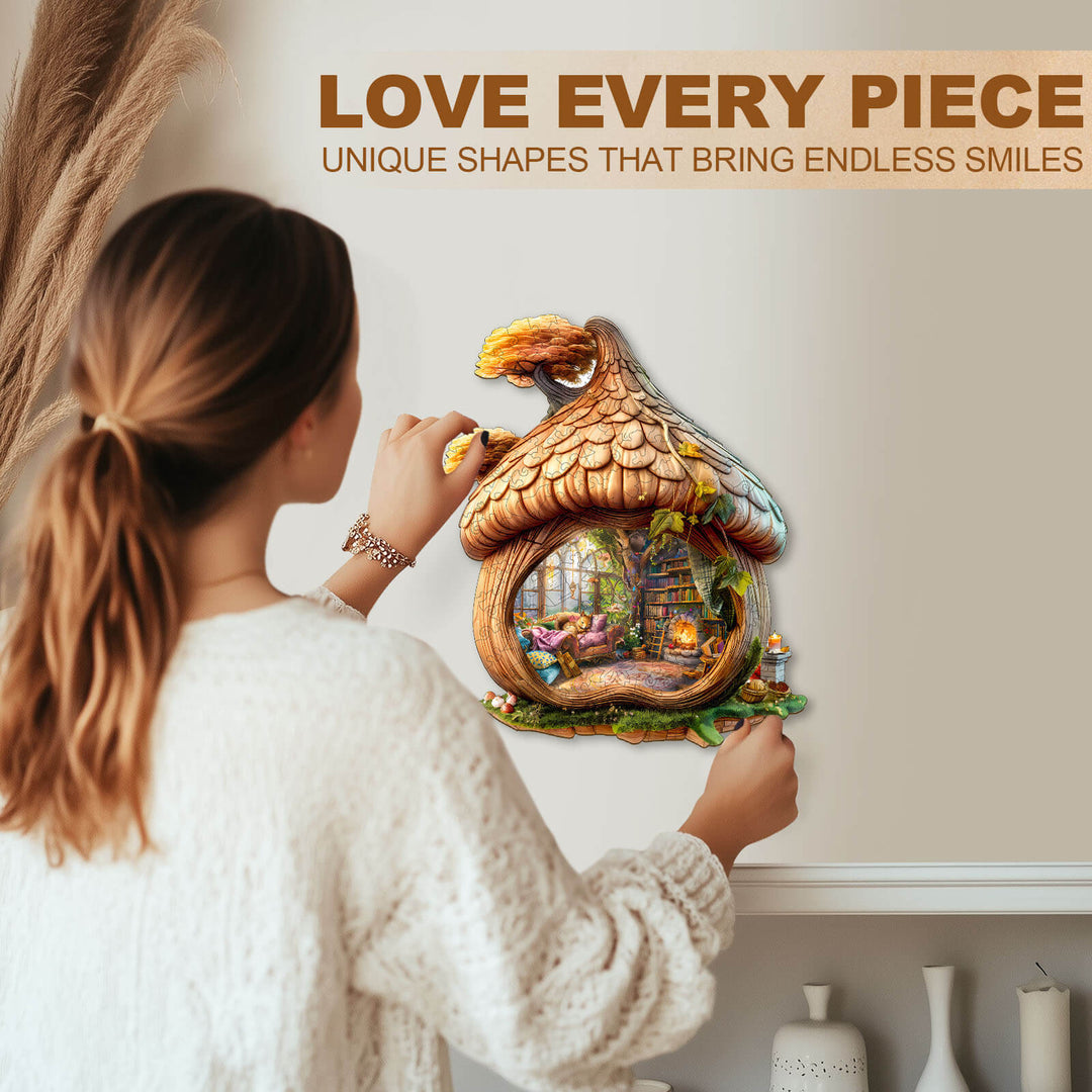 Squirrel's House Wooden Jigsaw Puzzle