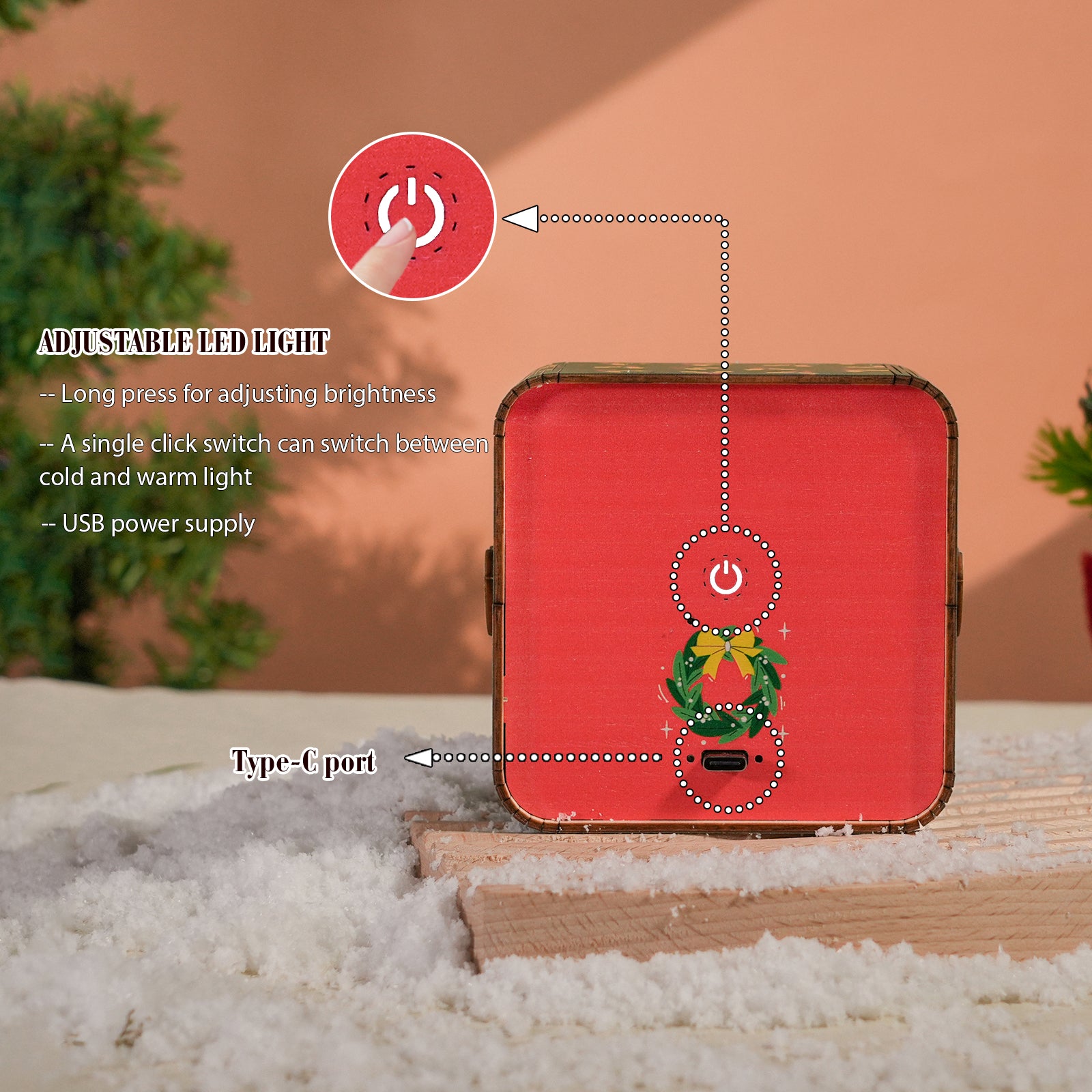 Ready for Christmas - 3D Wooden Puzzle Night Light